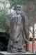 China: Confucius statue at the Wen Miao (Confucius Temple), Wuwei, Gansu Province
